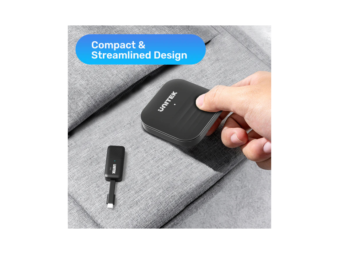Unitek USB-C Wireless HDMI Extender Kit - 50M, HD Streaming Unitek USB-C Wireless HDMI Extender Kit - 50M, HD Streaming